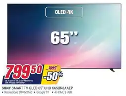 Trony Sony Smart TV OLED 65" UHD offerta