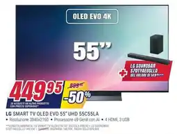 Trony LG SMART TV OLED EVO 55" UHD 55C55LA offerta