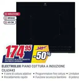 Trony Electrolux piano cottura a induzione offerta