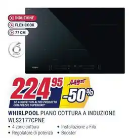 Trony Whirlpool piano cottura a induzione offerta
