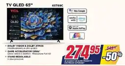 Trony TV QLED 65" TCL offerta