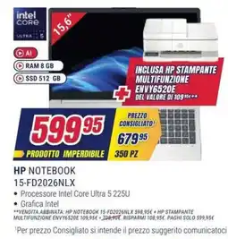Trony HP Notebook 15-FD2026NLX offerta