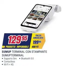 Trony Sumup terminal con stampante offerta