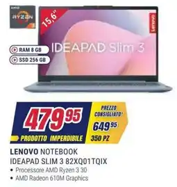 Trony Lenovo Notebook Ideapad Slim 3 offerta