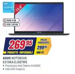 Trony Asus notebook offerta