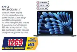 Trony Apple MacBook Air 13" offerta