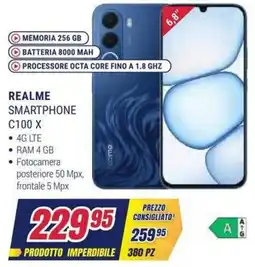 Trony Realme Smartphone C100 X offerta