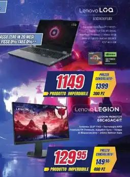 Trony Lenovo LOQ 83DX00FUIX offerta