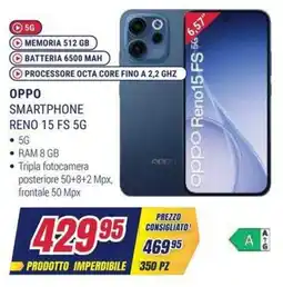Trony OPPO SMARTPHONE RENO 15 FS 5G offerta