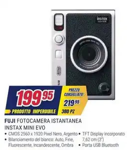 Trony Fuji Fotocamera Istantanea Instax Mini Evo offerta