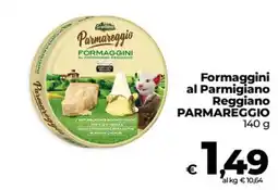 Coop Radenza Formaggini al Parmigiano Reggiano Parmareggio offerta