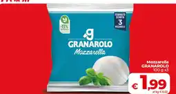 Coop Radenza Mozzarella Granarolo offerta