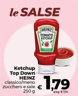 Coop Radenza Ketchup Top Down HEINZ offerta