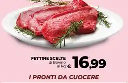 Coop Radenza Fettine scelte di Bovino offerta