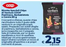 Coop Radenza Ricette Speciali Chips di Verdure COOP offerta
