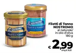Coop Radenza Filetti di Tonno Nostromo offerta