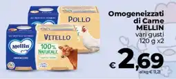 Coop Radenza Omogeneizzati di Carne Mellin offerta