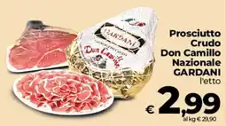 Coop Radenza Prosciutto Crudo Don Camillo Nazionale Gardani offerta