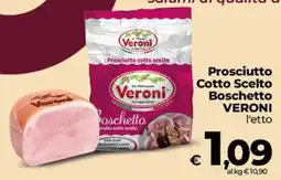Coop Radenza Prosciutto Cotto Scelto Boschetto Veroni offerta
