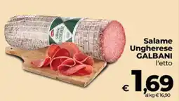 Coop Radenza Salame Ungherese Galbani offerta