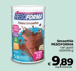 Coop Radenza Smoothie Pesoforma offerta