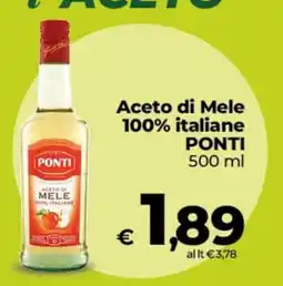 Coop Radenza Aceto di Mele Ponti offerta