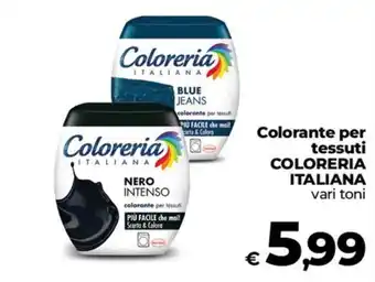 Colorante per tessuti Coloreria Italiana