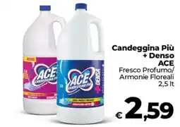Coop Radenza Candeggina Più + Denso ACE offerta