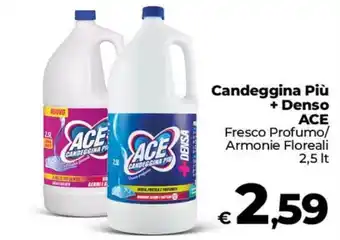 Candeggina Più + Denso ACE
