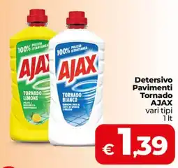 Coop Radenza Detersivo Pavimenti Tornado AJAX offerta