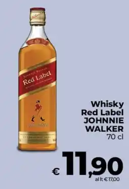 Coop Radenza Whisky Red Label JOHNNIE WALKER offerta