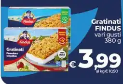 Coop Radenza Gratinati Findus offerta