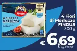 Coop Radenza 4 Fiori di Merluzzo Findus offerta