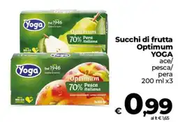 Coop Radenza Succhi di frutta Optimum YOGA offerta