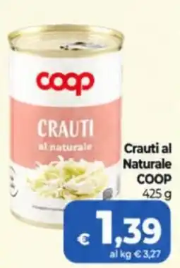 Coop Radenza Crauti al naturale COOP offerta