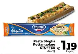 Coop Radenza Pasta Sfoglia Rettangolare Stuffer offerta