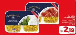 Coop Radenza Tortellini i Granclassici FINI Ricotta e Spinaci/Prosciutto Crudo offerta