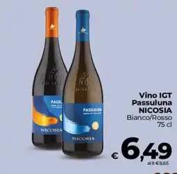 Coop Radenza Vino IGT Passuluna Nicosia offerta
