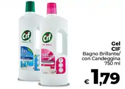 Coop Radenza Gel CIF Bagno Brillante/con Candeggina offerta