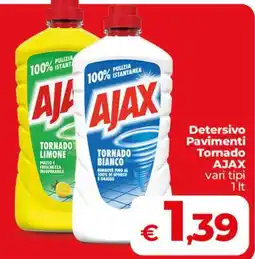 Coop Radenza Detersivo Pavimenti Tornado AJAX offerta