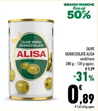 Olive verdi denocciolate Alisa