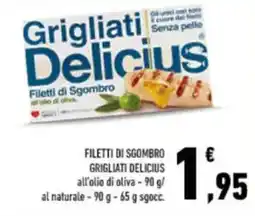 Conad Filetti di Sgombro Grigliati Delicius offerta