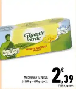Conad Gigante Verde Mais Gigante Verde offerta