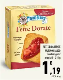 Conad Tuday Fette Dorate Mulino Bianco offerta