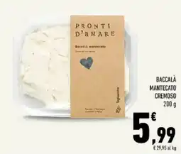 Conad Tuday Baccalà mantecato Pronti d'amare offerta