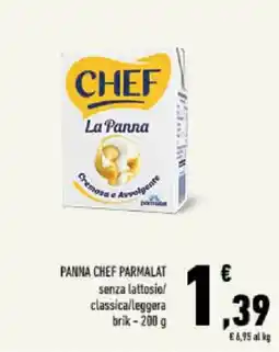 Conad Tuday Panna Chef Parmalat senza lattosio/classica/leggera offerta