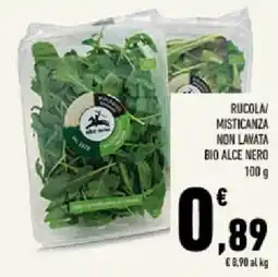 Conad Tuday Rucola/misticanza bio alce nero offerta