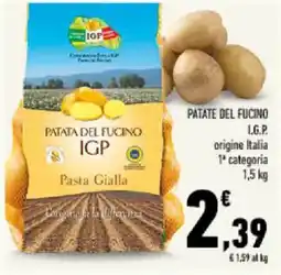 Conad Tuday Patata del Fucino IGP Pasta Gialla offerta