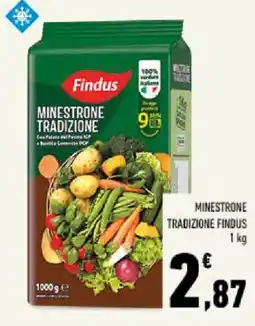 Conad Tuday Minestrone tradizione Findus offerta