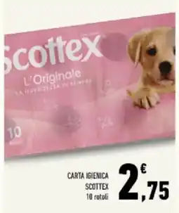 Conad Tuday Carta igienica Scottex offerta
